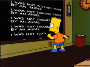 "I was not touched 'there' by an angel"