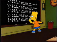 "Class clown is not a paid position"