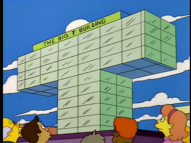 The Big T Building Simpsons Wiki Fandom