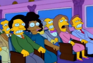 Martha with black skin and black hair, as seen in "Springfield Monorail".