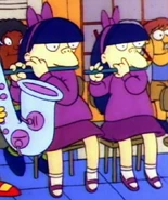 Sherri and Terri in the original opening sequence.