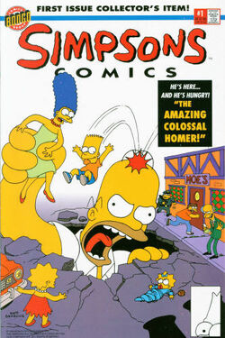 シンプソンズ　コミック 創刊号　Simpsons Comics 1巻 Simpsons Comics and Stories Issue #1: unknown author: Amazon