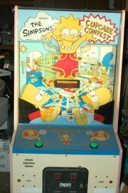 Arcade machine in action