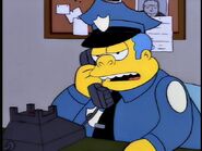 Wiggum on the phone