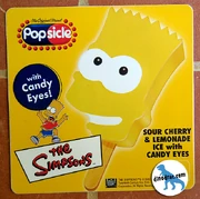 Bart Simpsons Popsicle