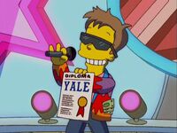  holding a Yale diploma