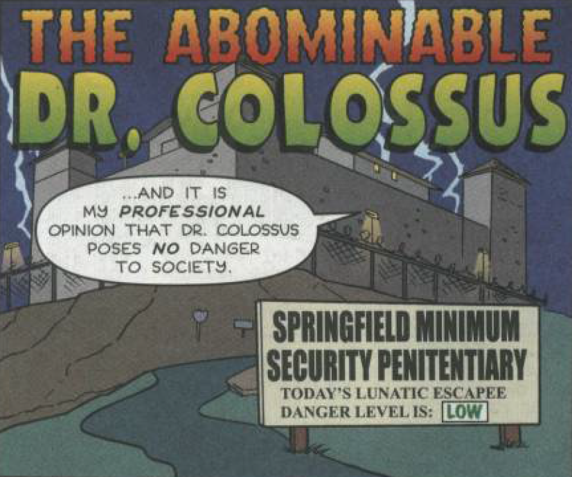 Doctor Colossus - Wikisimpsons, the Simpsons Wiki