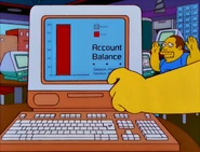 Homer's savings about to be drained