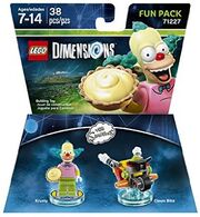 Lego Dimensions The Simpsons Krusty the Clown Fun Pack