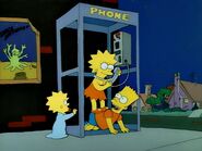 Lisa making a call to report Lucille.