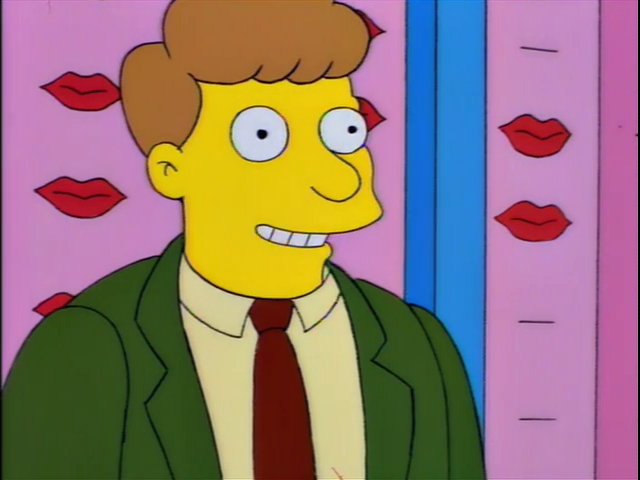 Wax Lips Salesman, Simpsons Wiki