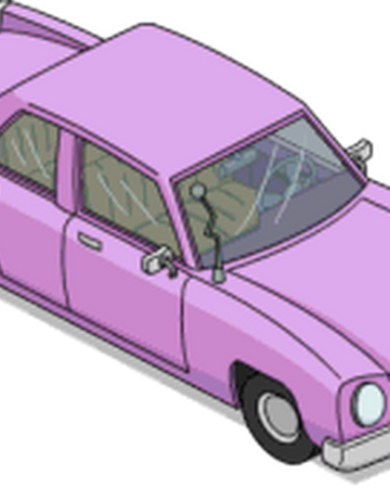 Pink Sedan Simpsons Wiki Fandom - homer simpson car roblox