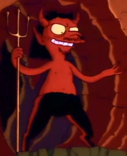 The Herman look-like Devil as seen in Season 2 and the music video, Deep, Deep Trouble.