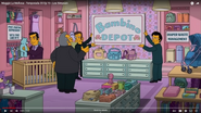 Legs helping Fit-Fat Tony, Louie, and Johnny Tightlips open the Bambino Depot