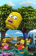 The Simpsons Brick Like Me poster