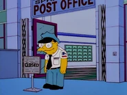 Hans Moleman closes the post office