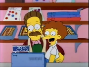 Todd with Homer's clothes