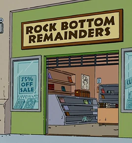 Rock bottom remainders