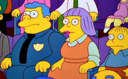 Chief Wiggum with his family