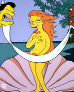 Mindy as Venus in Homer's vision