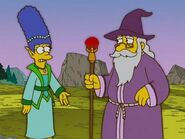 Marge and Wizard