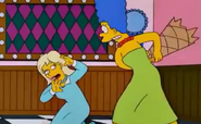 Marge attacking Becky