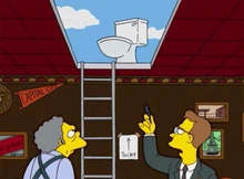 Banheiro no teto. Genial!