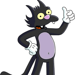 The simpsons cat sale name