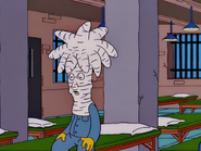 Sideshow Bob all bandaged up