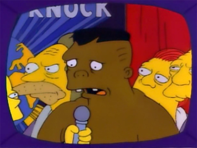 Buttcrack Barry, Wikisimpsons