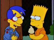 Milhouse with Bart