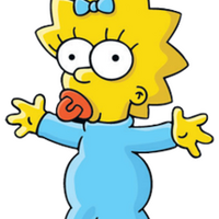 maggie simpson star onesie