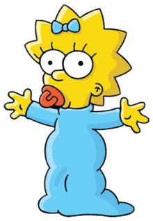 The Simpsons Shirts Maggie Simpson Angry Big Face T-Shirt