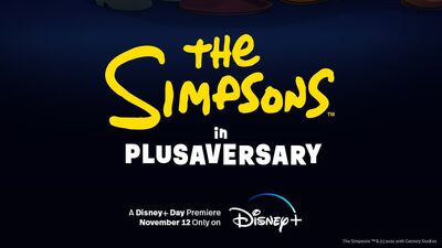 The Simpsons Host a Disney+ Day Party