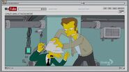 A footage of Wayne attacking Mr. Burns in Mytube