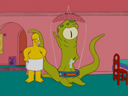 Kodos wearing a yarmulke , claiming to be Jewish to escape punishment.