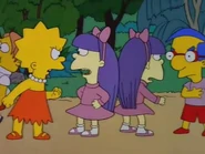 Sherri and Terri argue with the other kids over who is to blame for the crash.