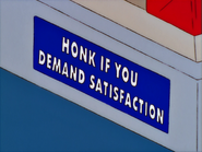 E-I-E-I-(AnnoyedGrunt) HonkIfYouDemandSatisfaction