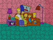 Jigsaw Puzzle couch gag