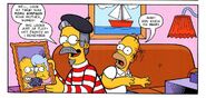 Nedsel and Homer in the comic "Granddaddy-o!"