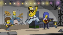 1985 Live Aid Queen concert Couch Gag