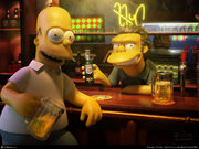 Bar do Moe em 3D
