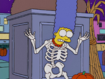 Marge as a skeleton