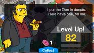 Fat Tony Tapped Out Level Up Screen 2