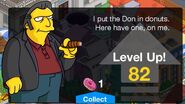 Fit-Fat Tony Tapped Out Second Level Up Screen