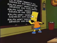 Ralph won't "morph" if you squeeze him hard enough.