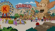 At Krustyland.
