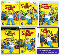 Simpsons game box art