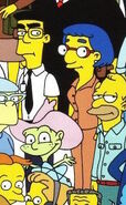 Frank Grimes on a Simpsons character poster