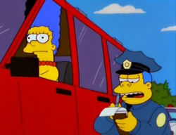 Marge Simpson in Screaming Yellow Honkers